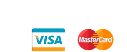 Secure payments we accept: Visa, Mastercard