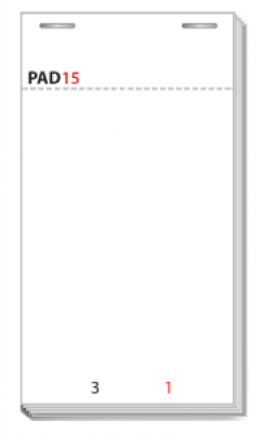 Restaurant Order Pads 20 Pads Per Box - Pad15-20