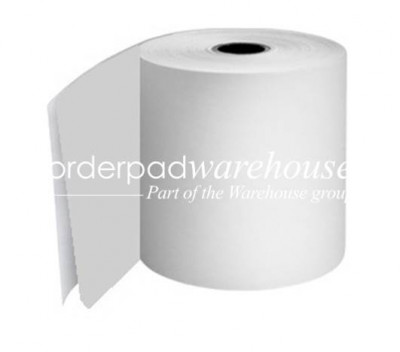 70 x 70 x 12.7mm Core 2 Ply Rolls White/White Boxed 20s - 053