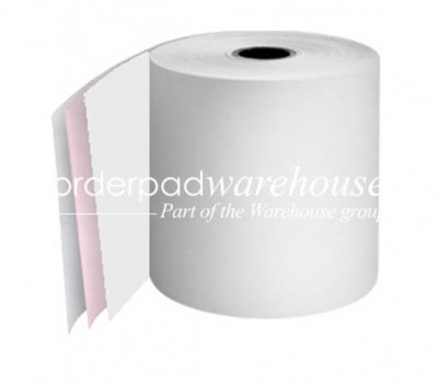 57 x 57 x 12.7mm Core 3 Ply Rolls White/Pink/White  Boxed 20s - 061