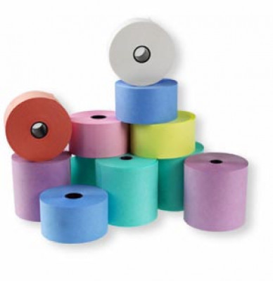 76mm Pink Laundry Till Roll Pkd 20s - L020